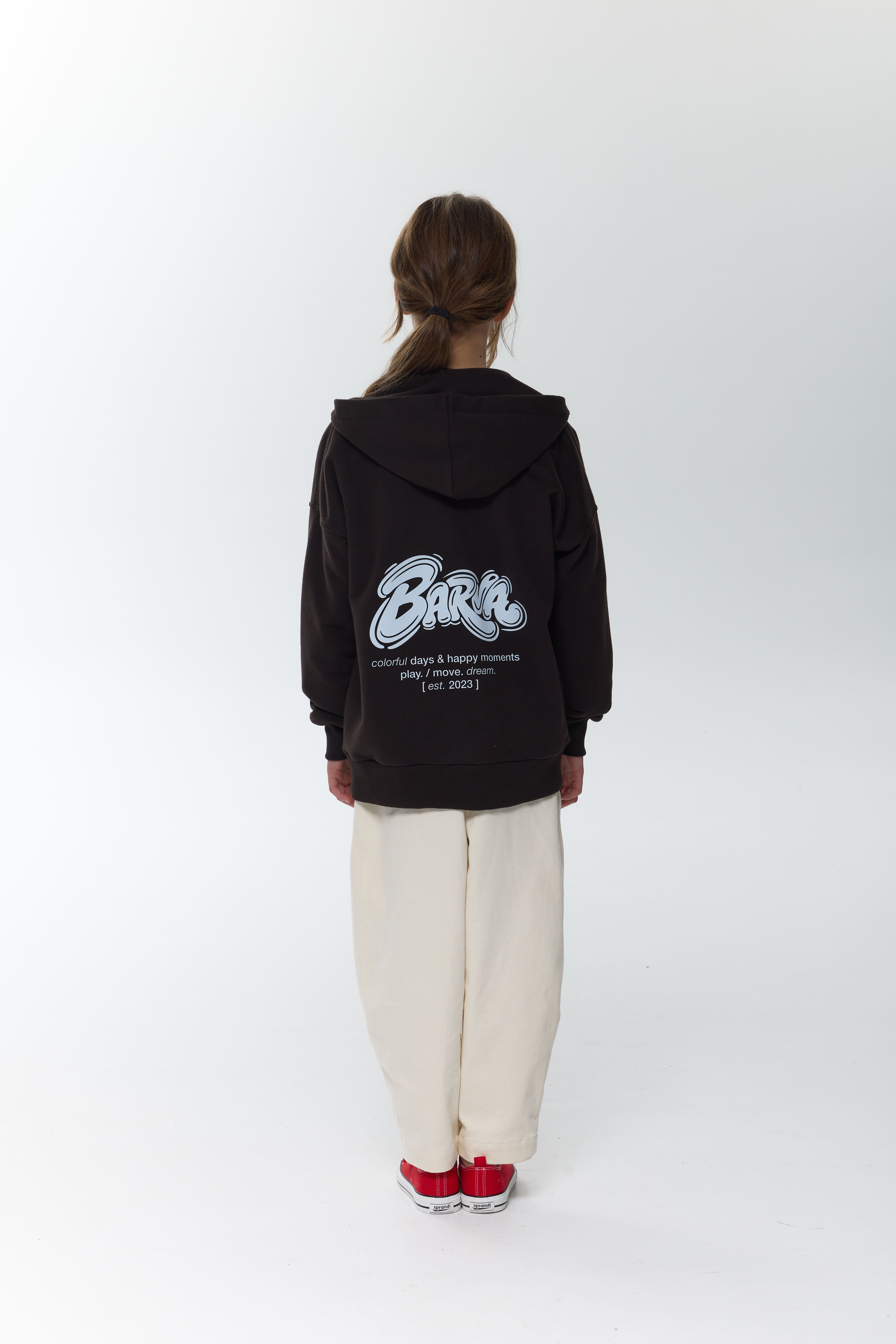 Худі зіп barvà шоколад unisex
